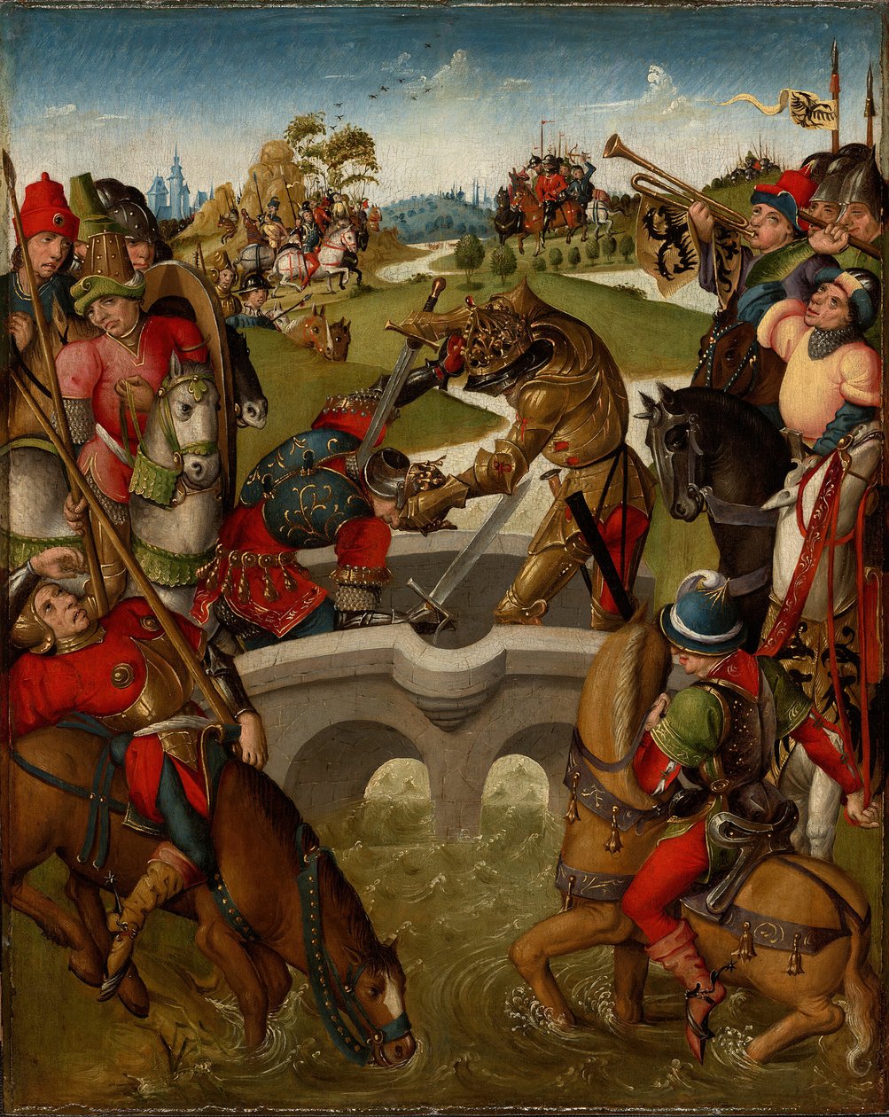 Kejsar Heraclius dräpar kungen av Persien, 146080. av Unbekannt