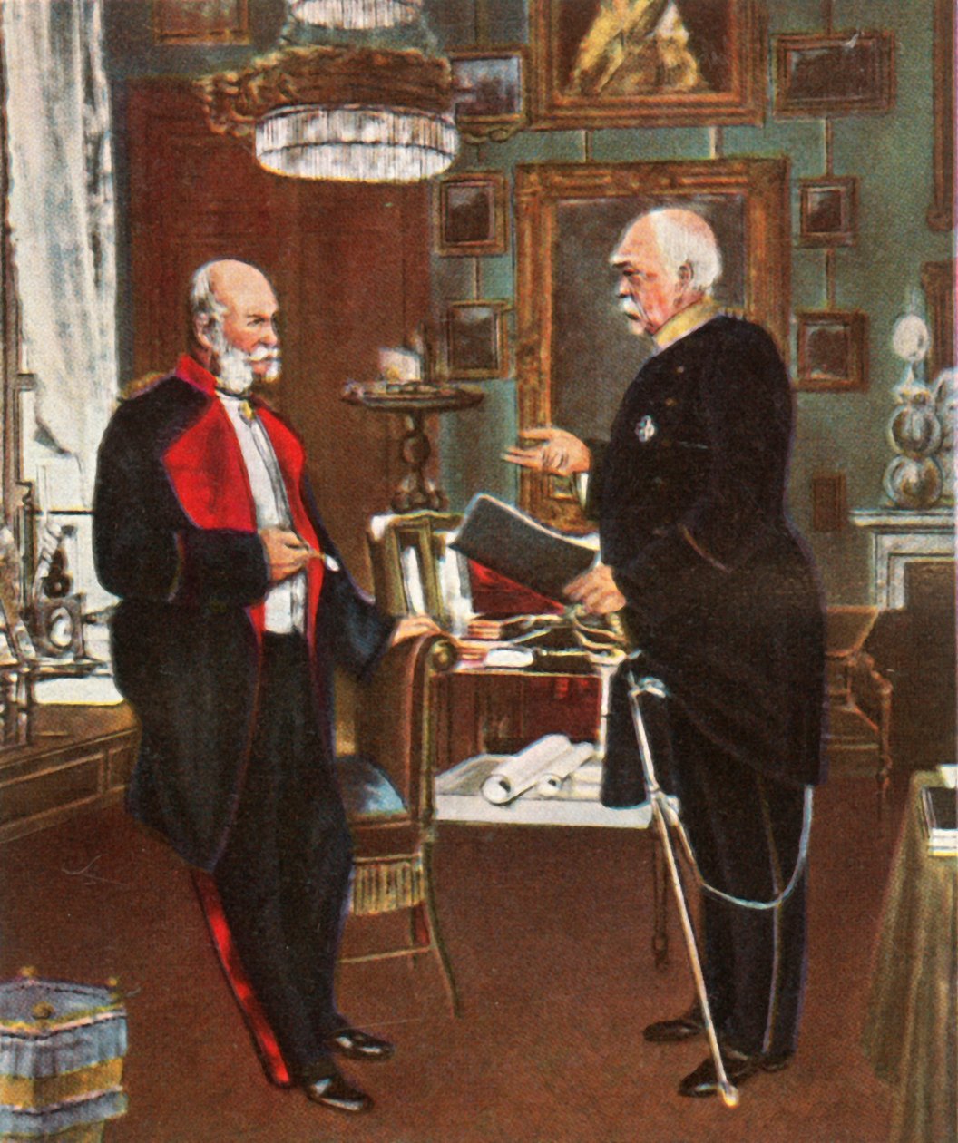 Kejsare och kansler, 1871, 1936. av Unbekannt