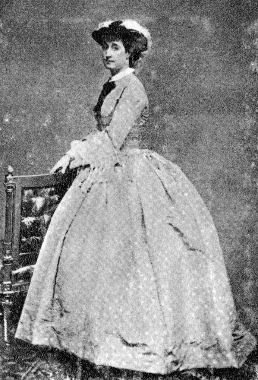 Kejsarinnan Eugenie av Frankrike, c1858-1870 av Unbekannt