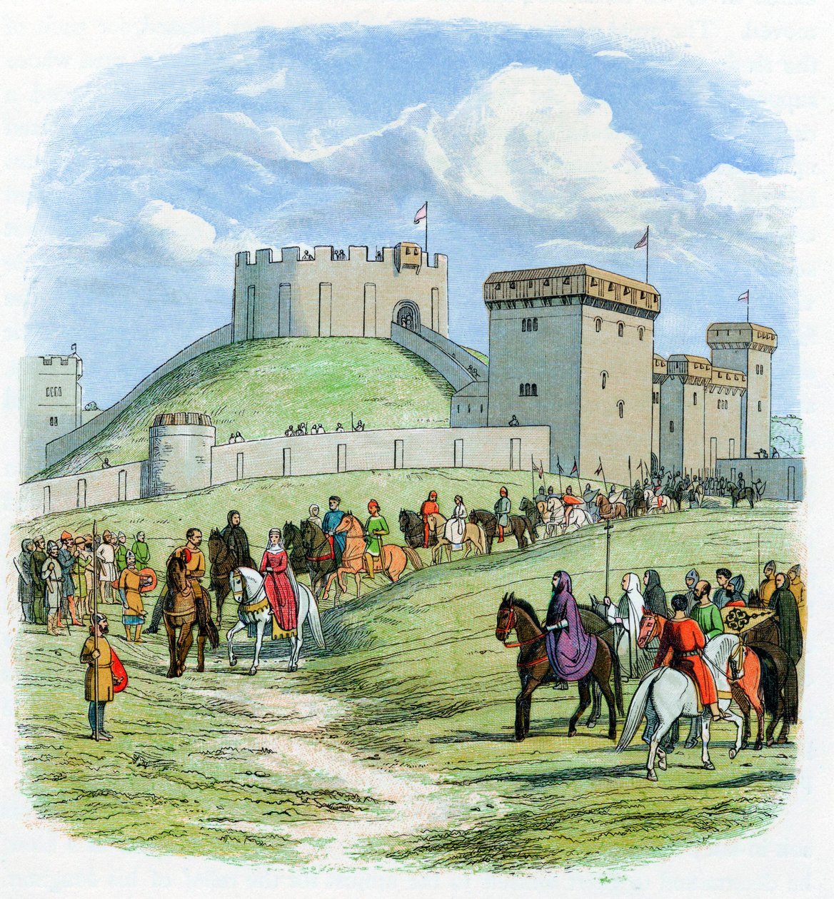 Kejsarinnan Matilda, dotter och fördrivna arvtagare till Henrik I av England, c1860 av Unbekannt