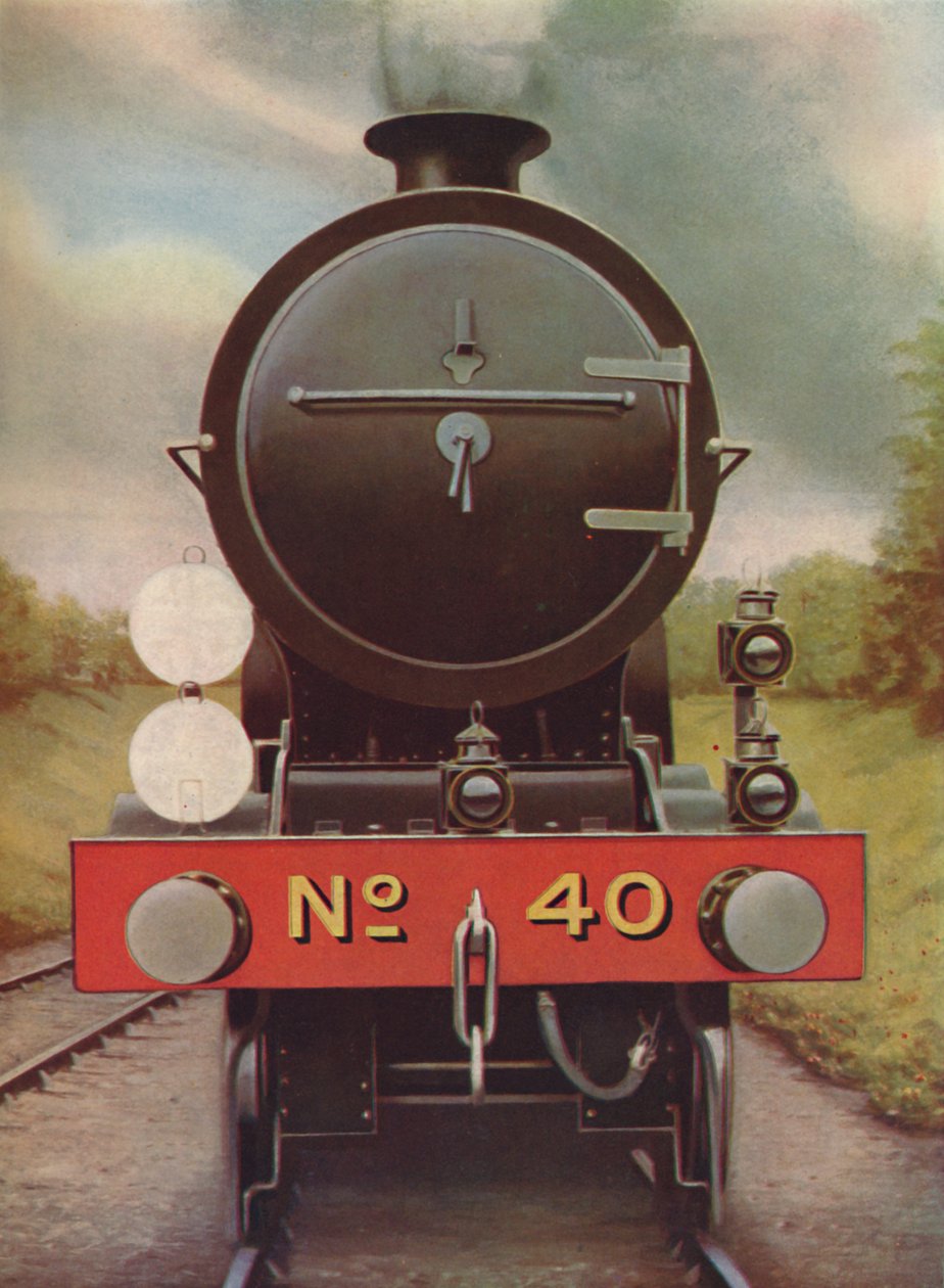 Motorstrålkastare och skivor på Southern Railway, 1926 av Unbekannt