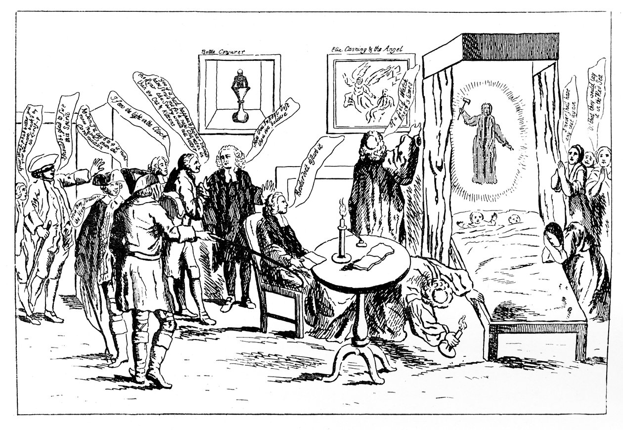 Engelsk godtrogenhet, eller The Invisible Ghost, 1762 av Unbekannt