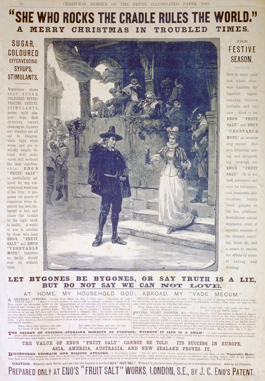 Enos fruktsaltannons, 1889 av Unbekannt