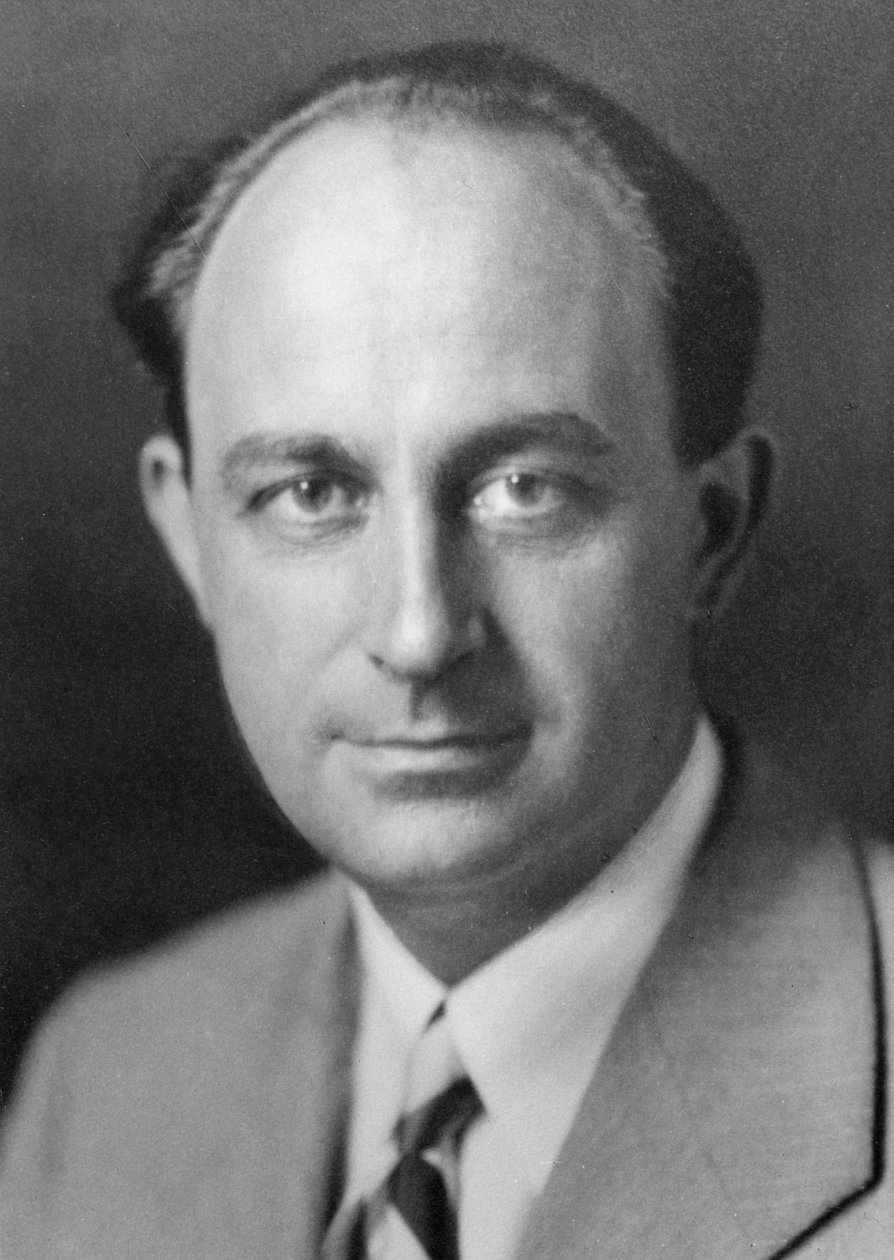 Enrico Fermi, italiensk-född amerikansk kärnfysiker, c1938 av Unbekannt