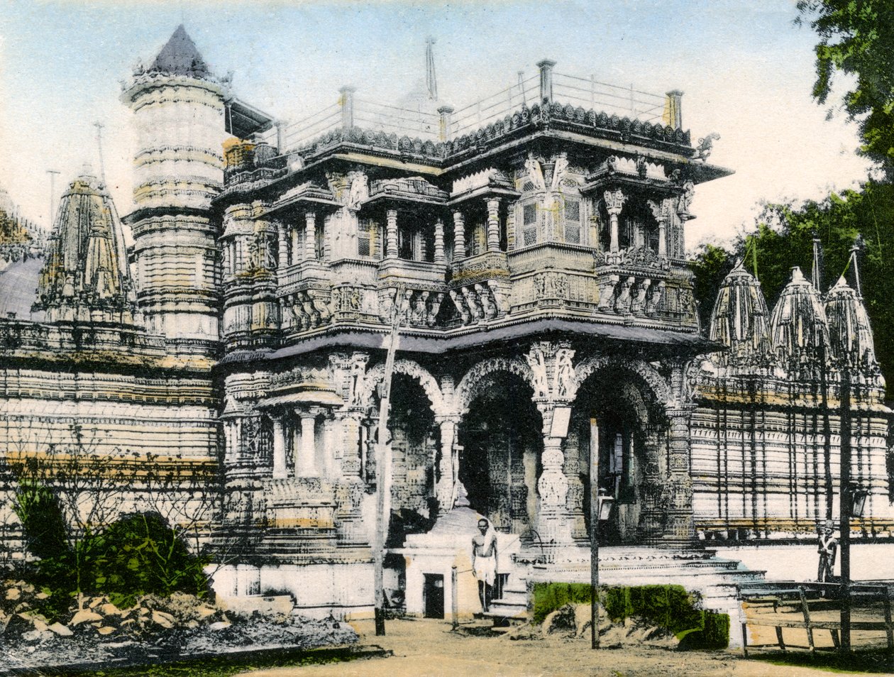 Ingången till Huthi Singhs grav, Ahmedabad, Indien, tidigt 1900-tal av Unbekannt