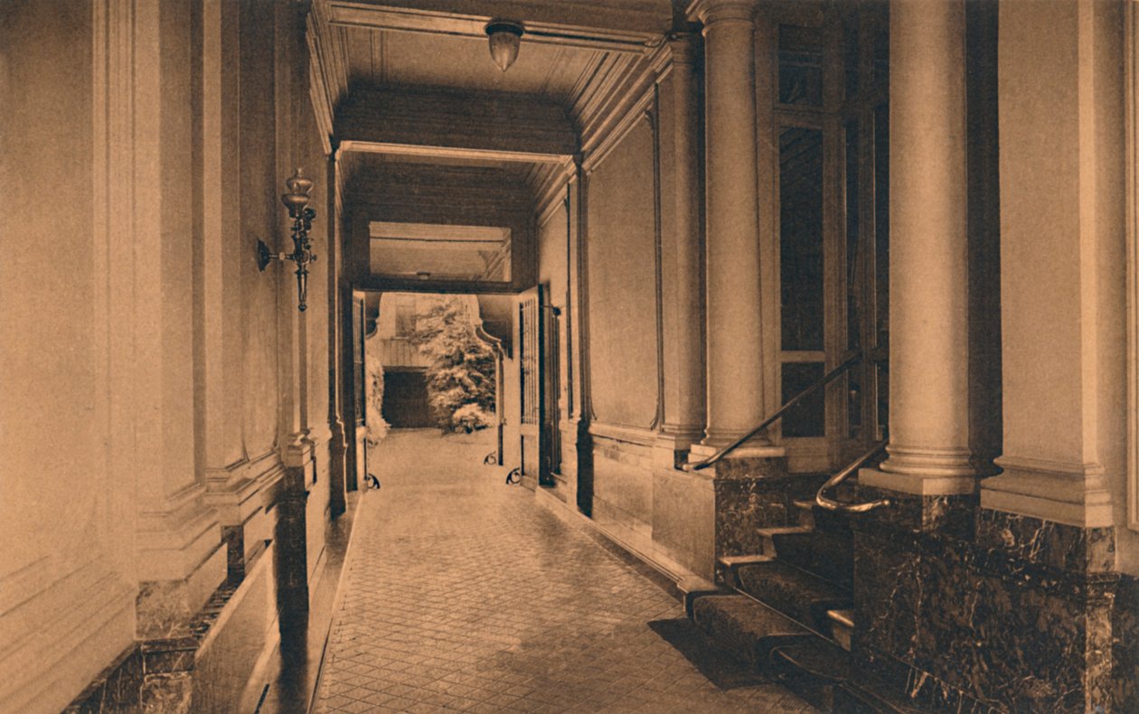 Inträde till den kubanska ambassaden i Bryssel, Belgien, 1927. av Unbekannt
