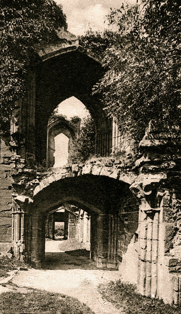 Ingång till bankettsalen, Kenilworth Castle, Warwickshire, tidigt 1900-tal av Unbekannt