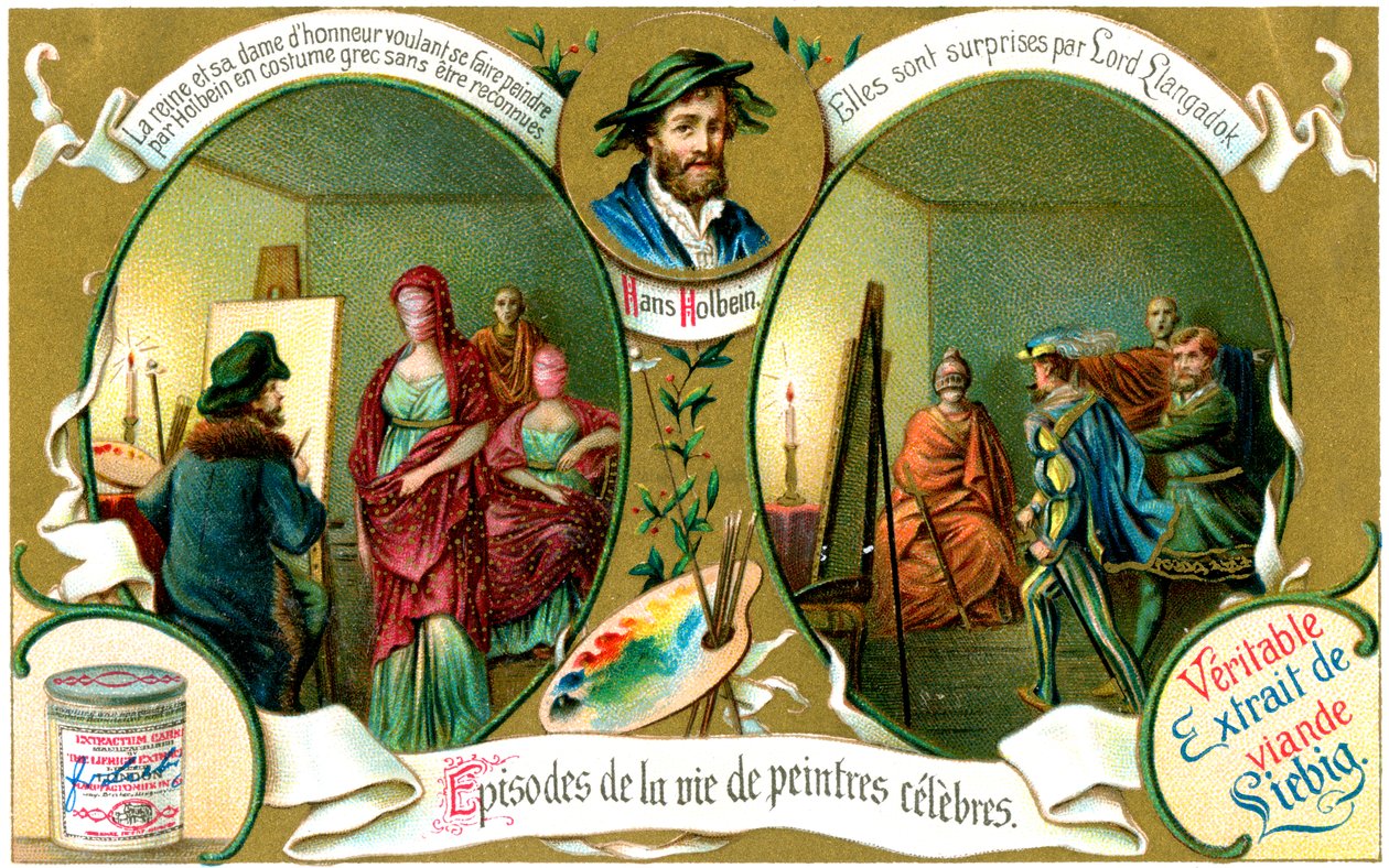 Avsnitt av de berömda målarnas liv: Hans Holbein, c1900 av Unbekannt
