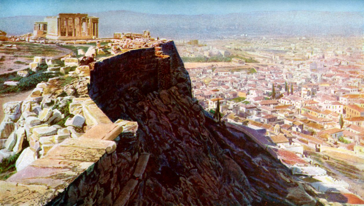 Erechtheion, Aten, Grekland, c1924 av Unbekannt