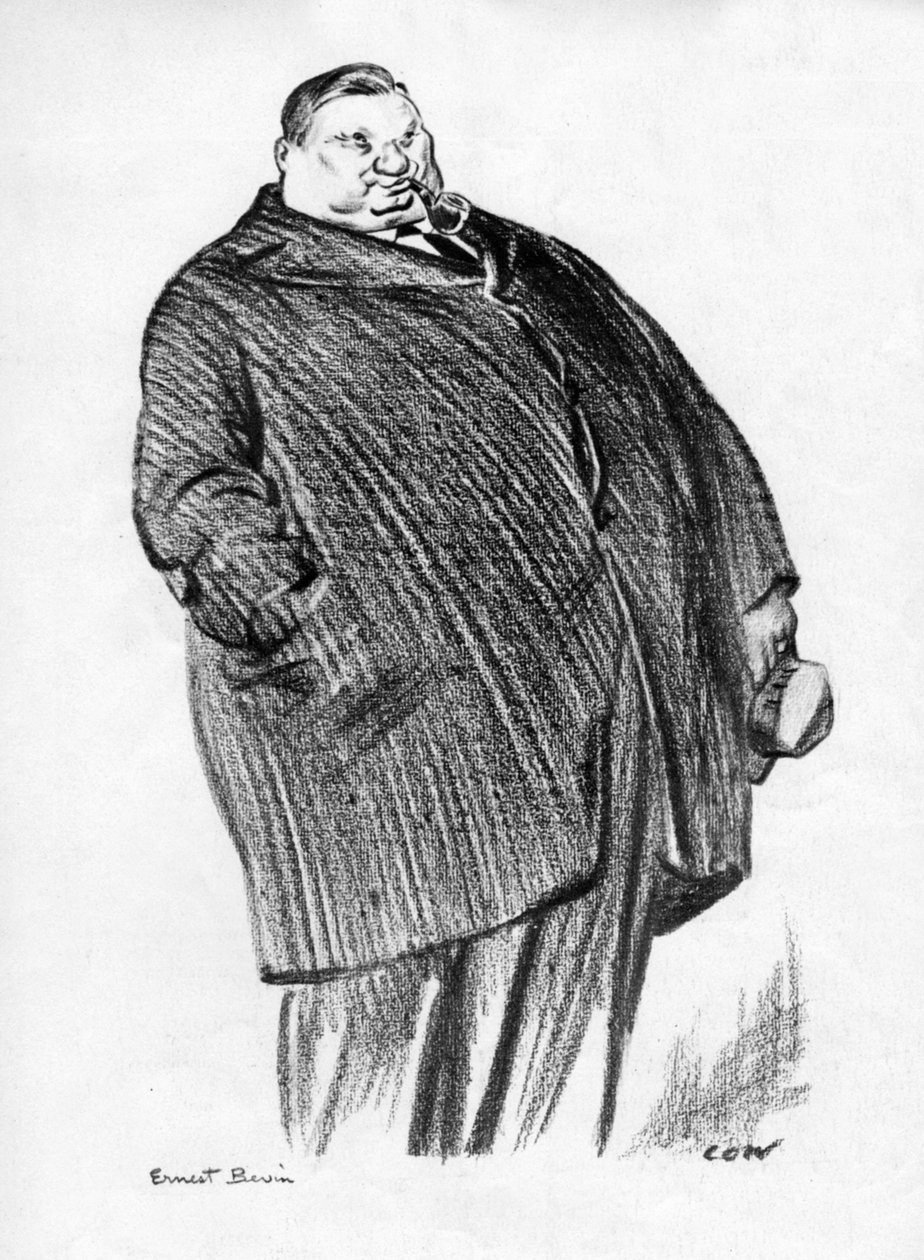 Ernest Bevin, brittisk Labour-politiker, 1933 av Unbekannt