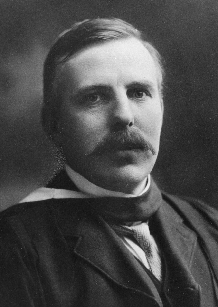 Ernest Rutherford 1871-1937, Nobelprisbelönt atomfysiker, c1908 av Unbekannt