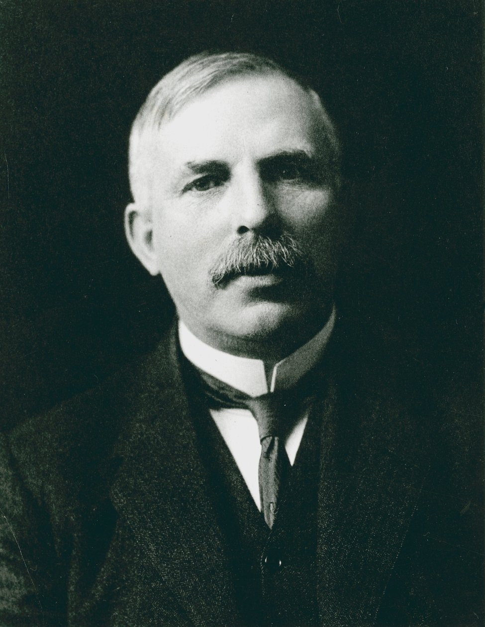 Ernest Rutherford 1871-1937, Nobelprisbelönt atomfysiker, c1908 av Unbekannt