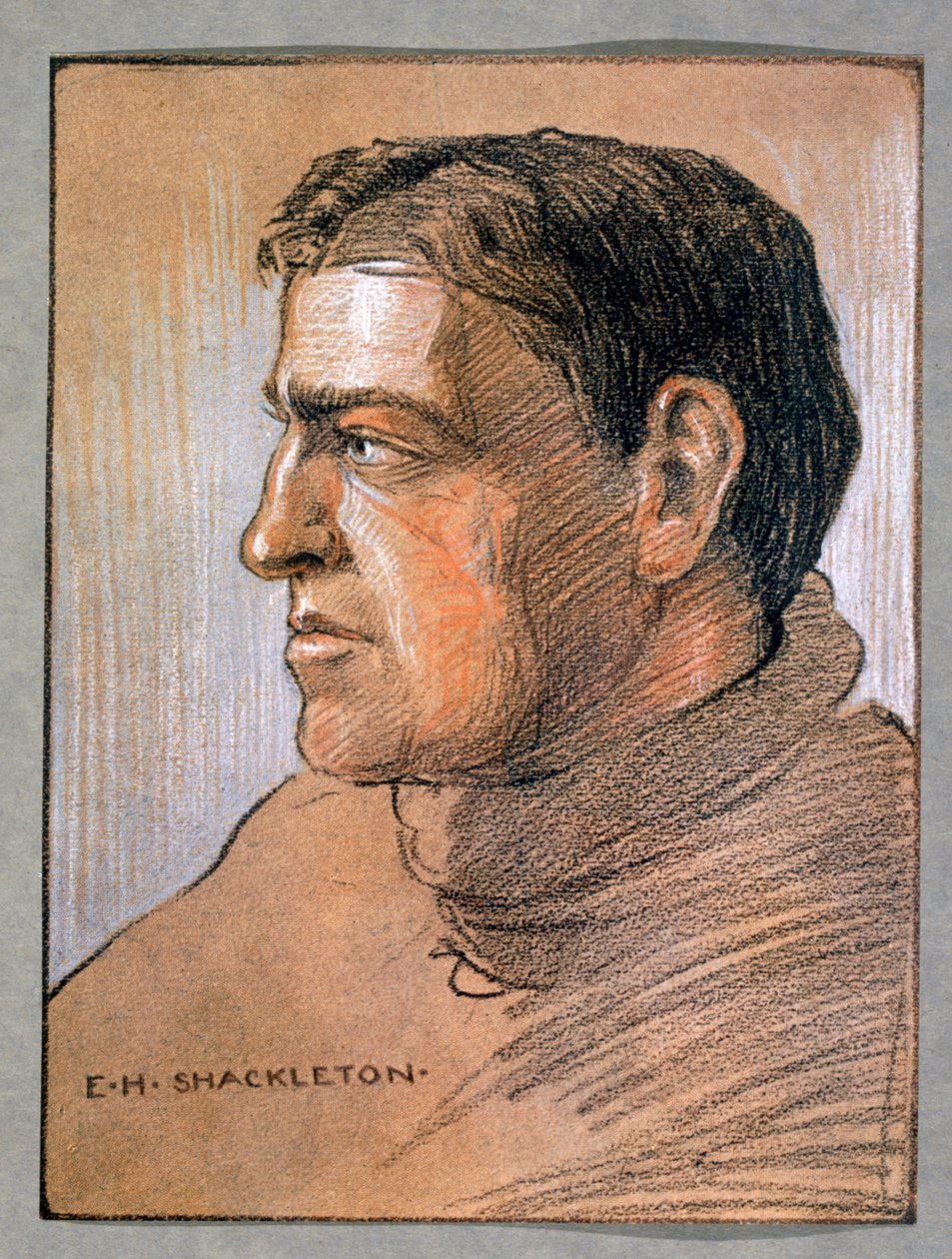 Ernest Shackleton, brittisk upptäcktsresande, c1909 av Unbekannt