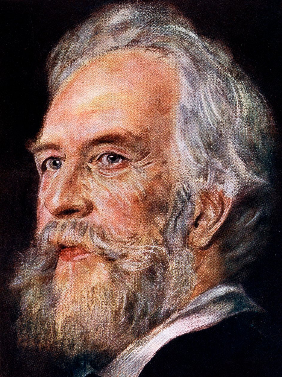 Ernst Haeckel, tysk zoolog och evolutionist, 1899 av Unbekannt
