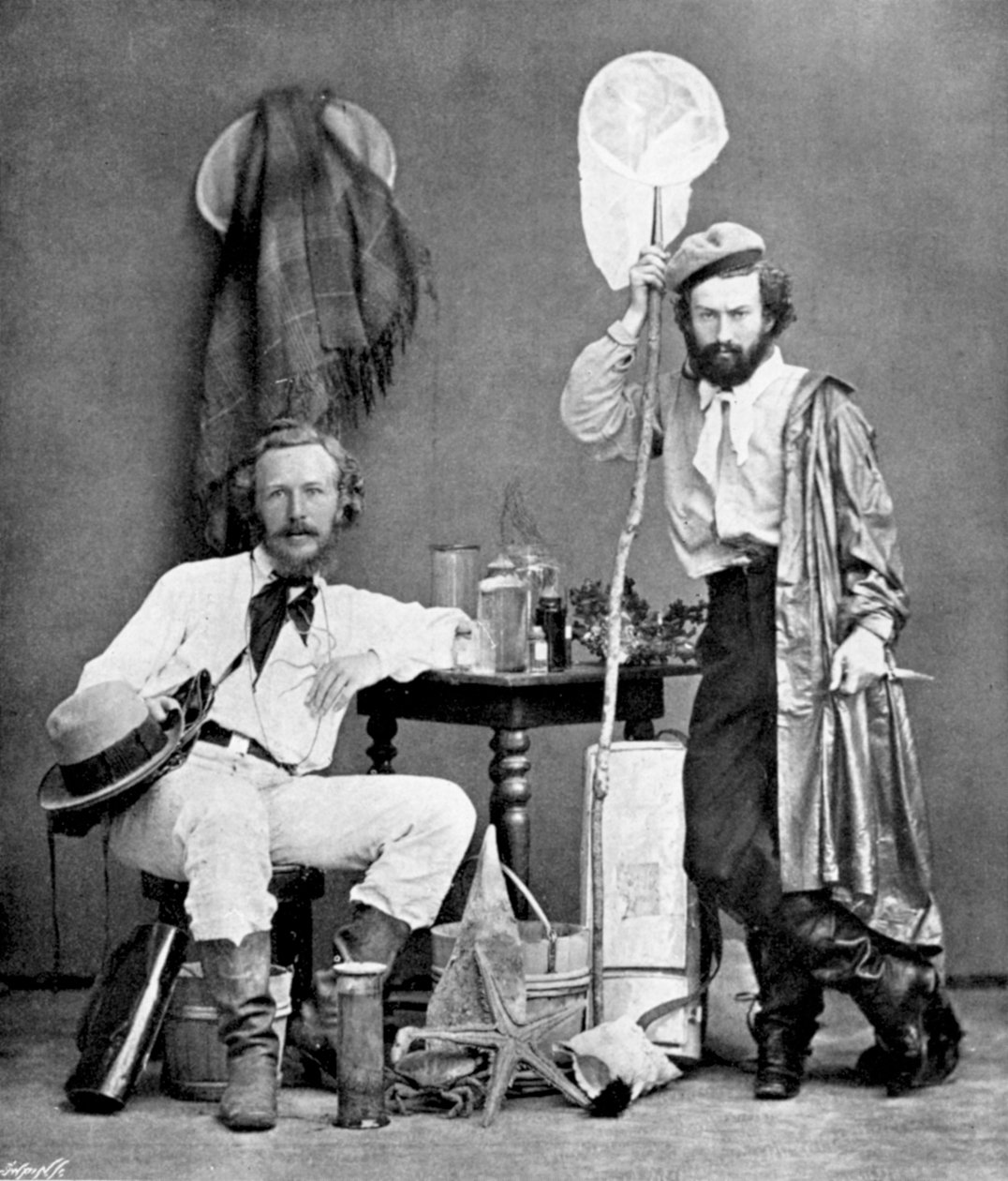 Ernst Haeckel, tysk zoolog och evolutionist, på Kanarieöarna, 1867 av Unbekannt