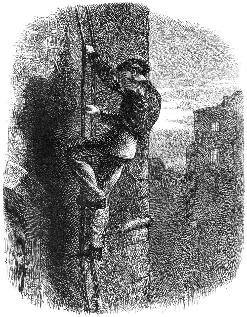 Escape of Confederate General John Hunt Morgan, 1863 c1880 av Unbekannt