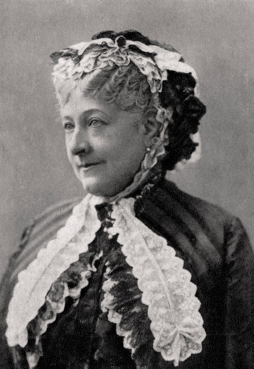 Ethelie Madeleine Brohan, fransk skådespelerska, 1885 av Unbekannt