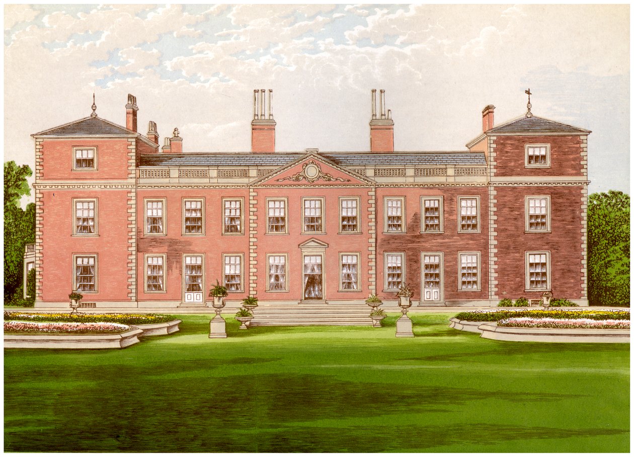Euston Hall, Suffolk, hem för hertigen av Grafton, 1880 av Unbekannt