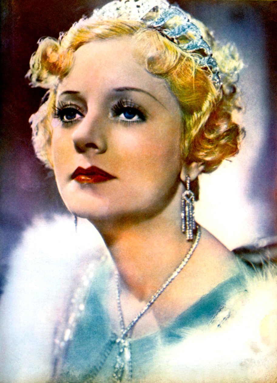 Evelyn Laye, engelsk teaterskådespelerska, 1934-1935 av Unbekannt