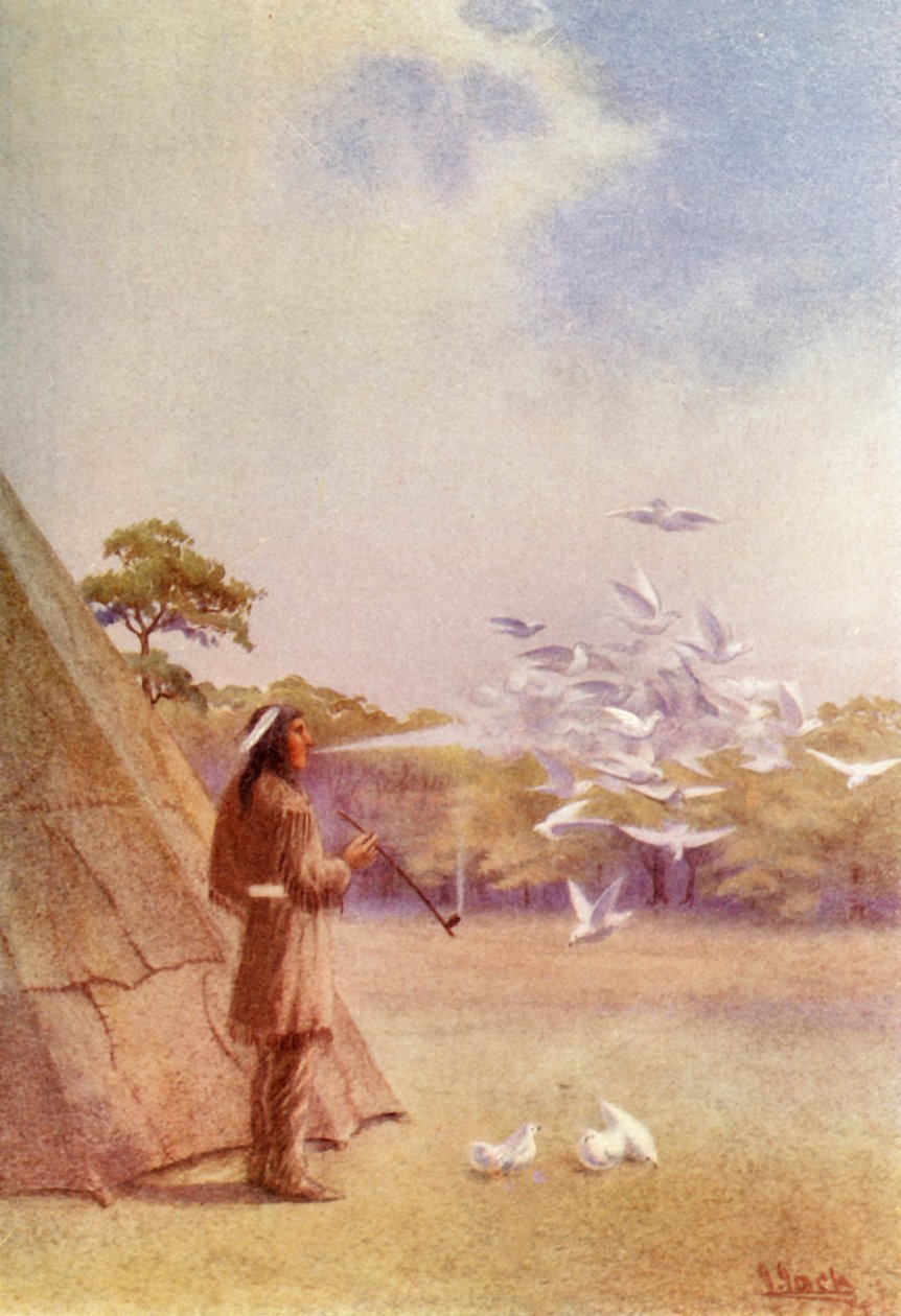 "Allt hände som trämannen hade förutspått", 1914. av Unbekannt