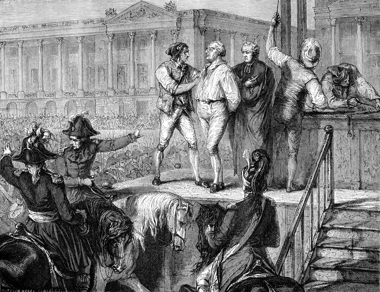 Avrättning av Ludvig XVI av Frankrike, Paris, 21 januari 1793 1882-1884 av Unbekannt