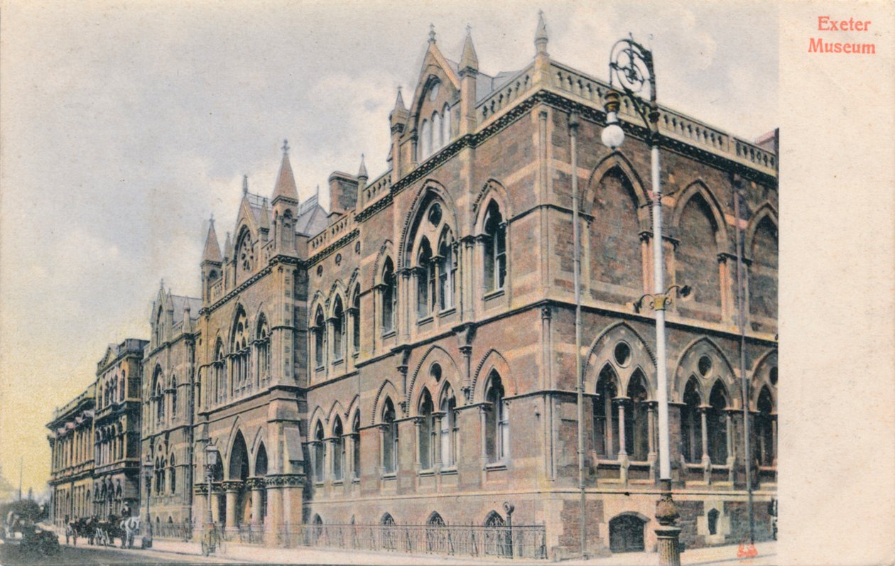 Exeter Museum, Devon, c1905 av Unbekannt