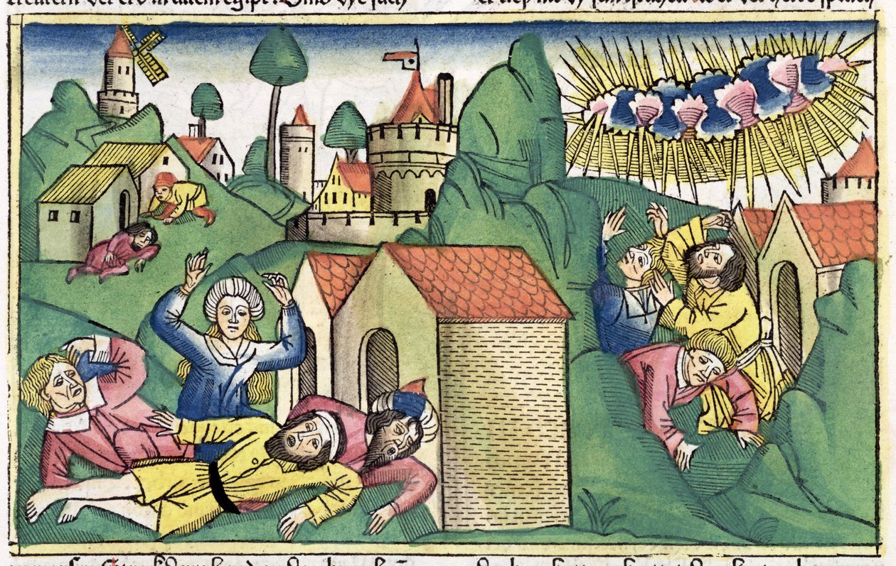 2 Mosebok 11:1-10: de förstfödda sönernas död, en av Egyptens sju plågor av Unbekannt