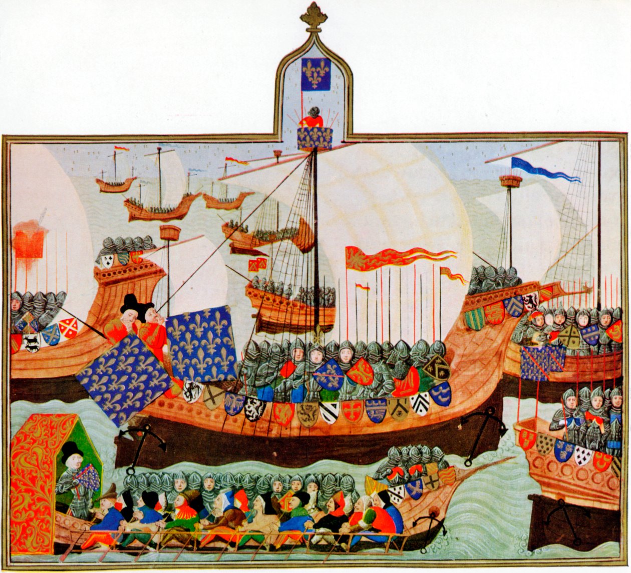 Expedition för att konfrontera afrikanska korsarer, 1390 av Unbekannt