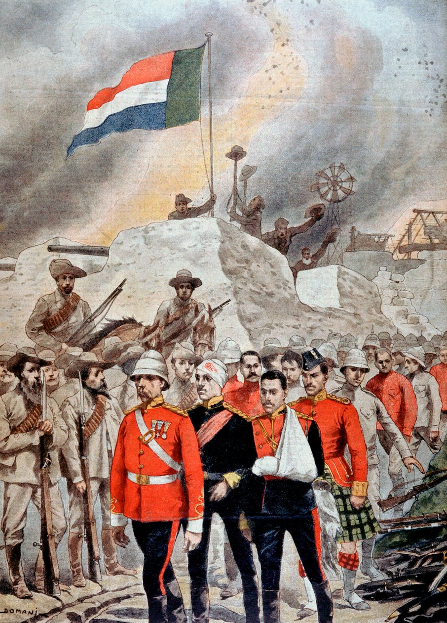 Den brittiska garnisonens fall i Jamestown, Sydafrika, Boerkriget, 1901 av Unbekannt