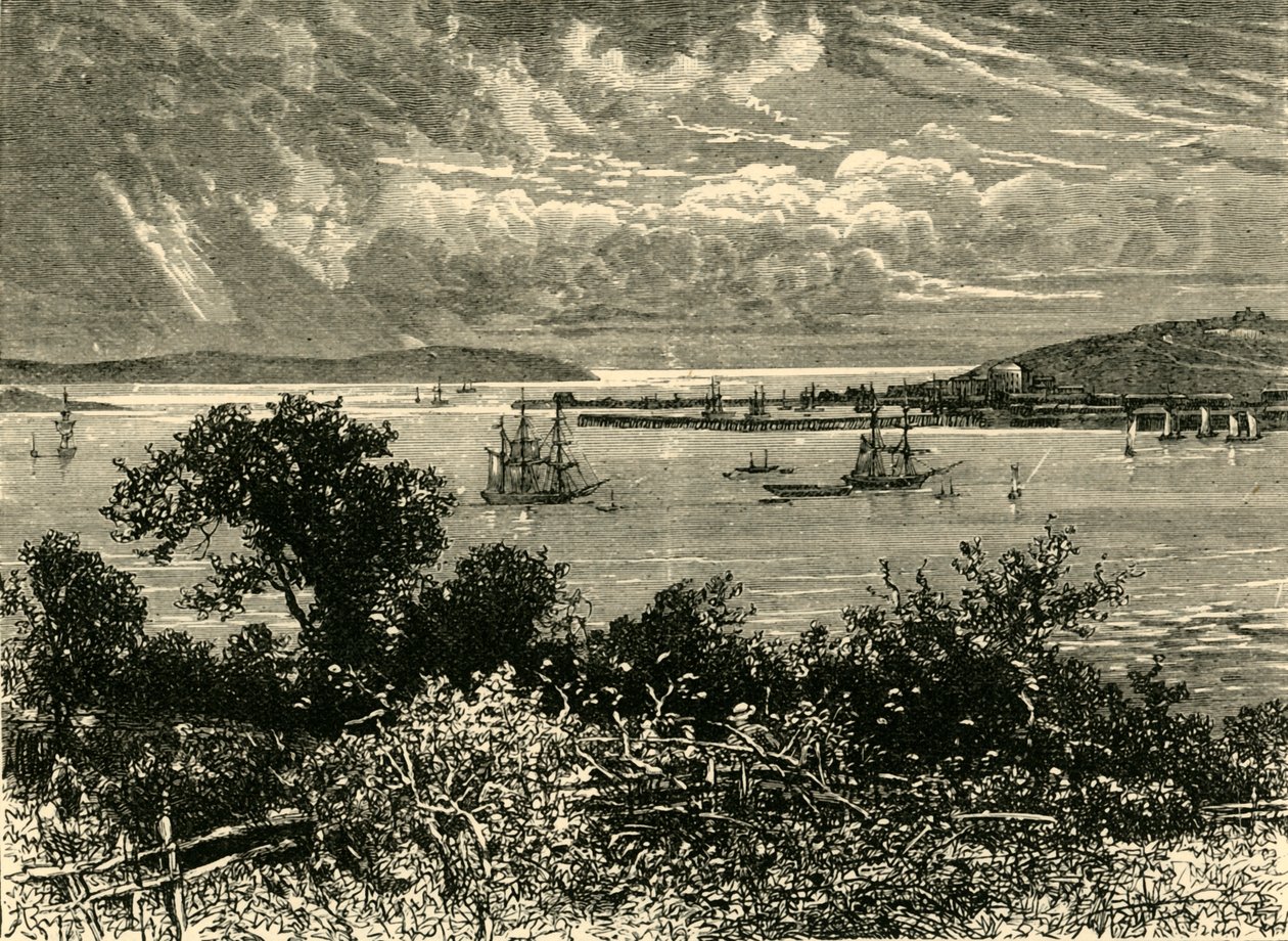 Falmouth Harbour, 1898. av Unbekannt