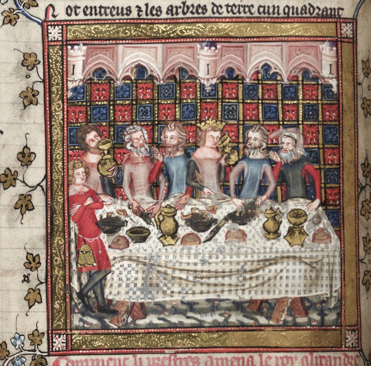 Fest i Oxford En cykel av Alexanderromanser, ca 1400 av Unbekannt
