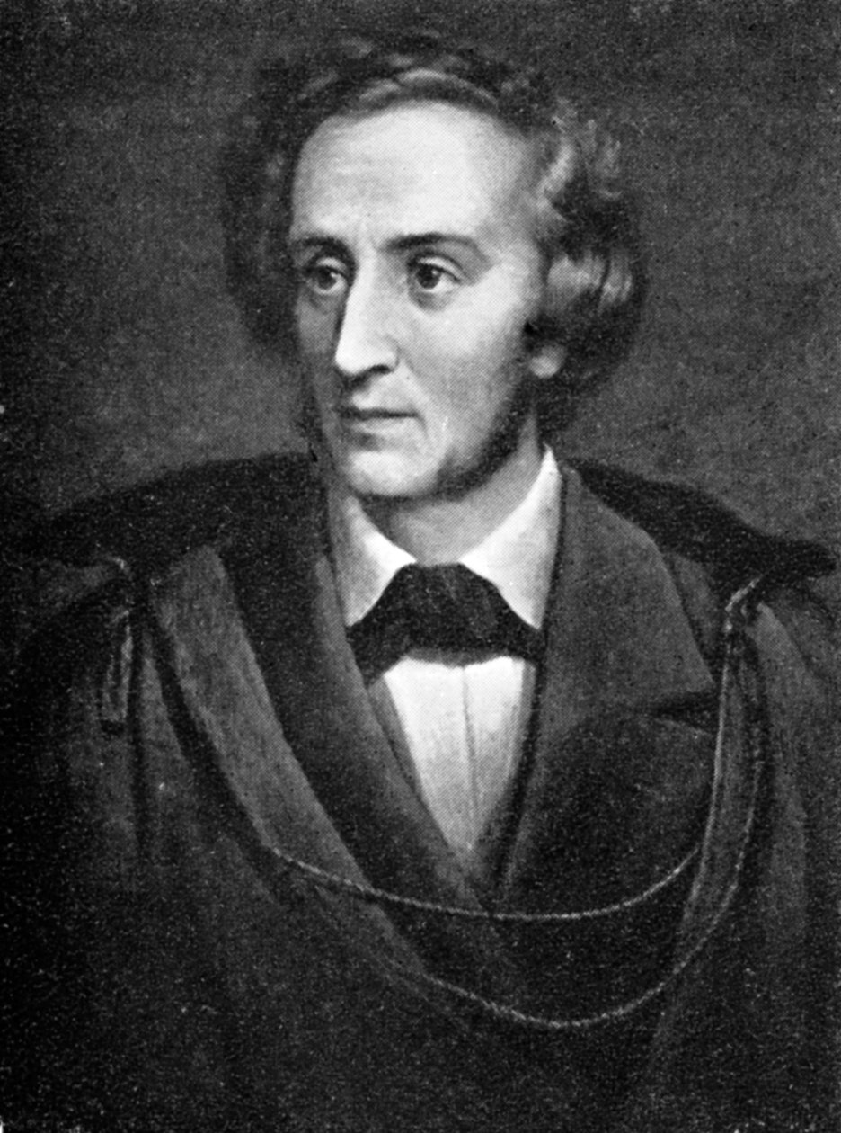 Felix Mendelssohn, 1809-1847, tysk kompositör, 1909 av Unbekannt