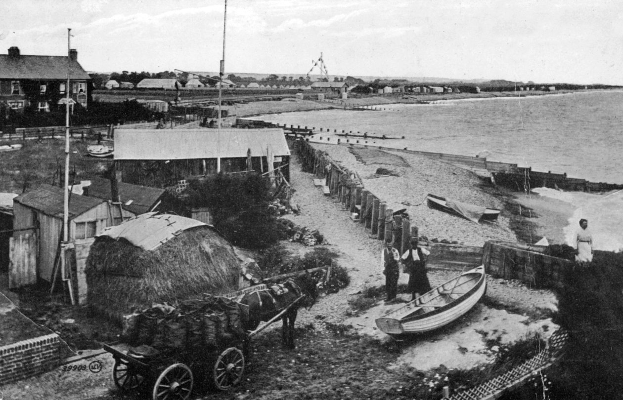 Felpham Beach, nära Bognor Regis, West Sussex, tidigt 1900-tal av Unbekannt