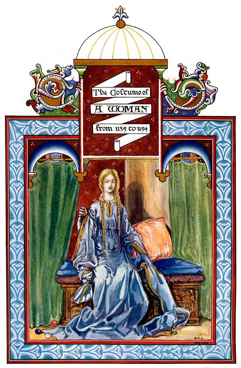 Kvinnlig kostym, 1135-1154, 1904 av Unbekannt