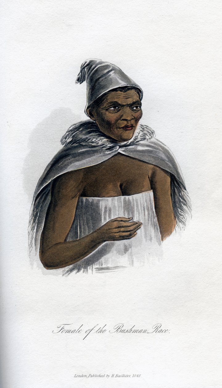 Kvinna av Bushman Race, 1848 av Unbekannt