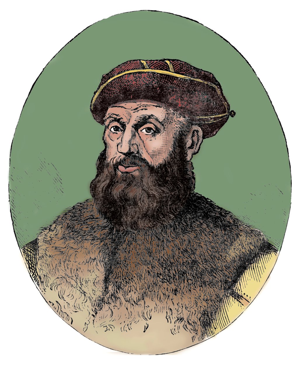Ferdinand Magellan c1480-1521, portugisisk upptäcktsresande, 1904. av Unbekannt