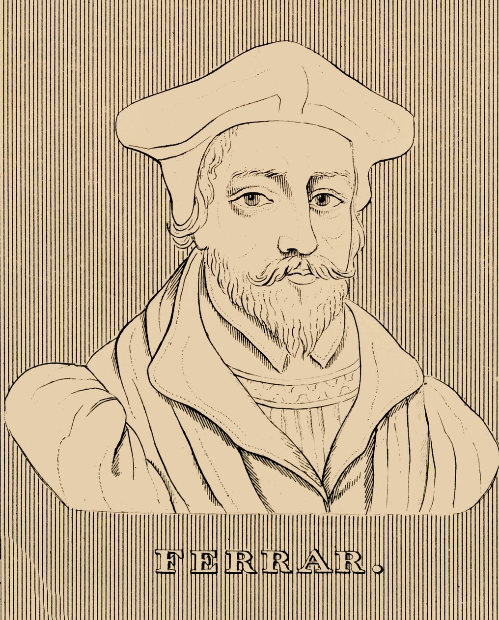 Ferrar, död 1555, 1830. av Unbekannt