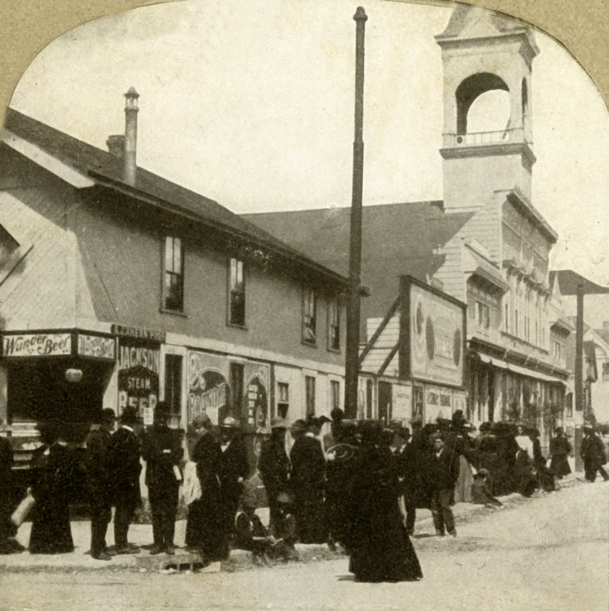 Färja landar från Oakland, 1906. av Unbekannt