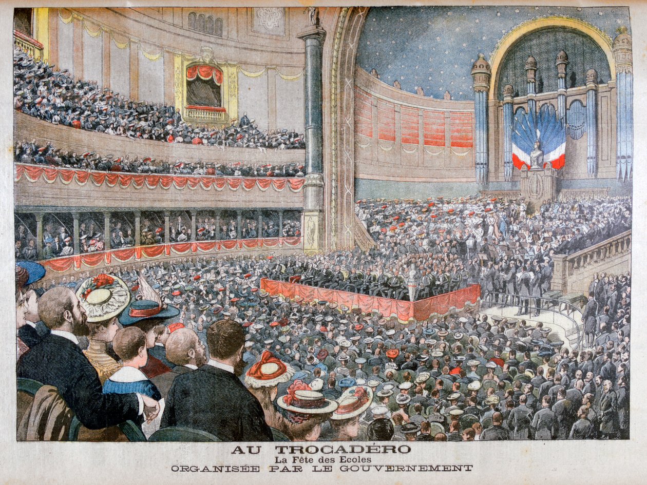 Festival of State Schools organiserad av regeringen på Trocadero i Paris, 1904 av Unbekannt