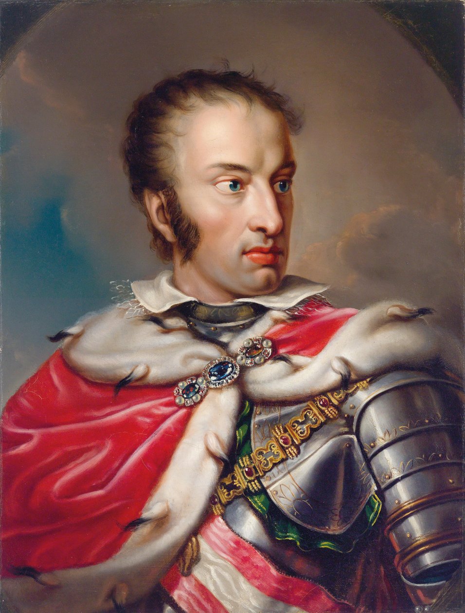 Fältmarskalk ärkehertig Karl av Österrike 1771-1847, hertig av Teschen, ca. 1840 av Unbekannt