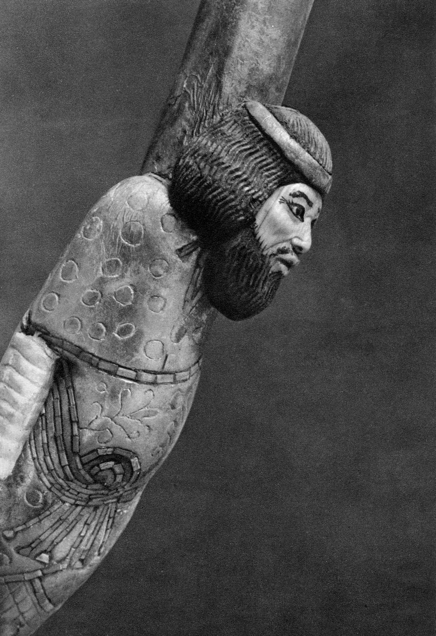 Figur av en asiatisk man, c1350 f.Kr. 1936 av Unbekannt