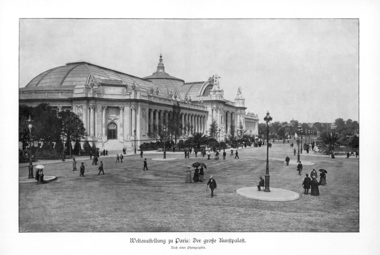 Fine Arts Palace, Paris världsutställning, 1889, 1900 av Unbekannt