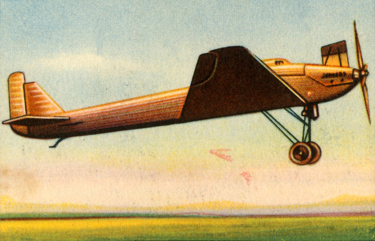 Första flygningen med Junkers Ju 49-planet, 2 oktober 1931, 1932. av Unbekannt