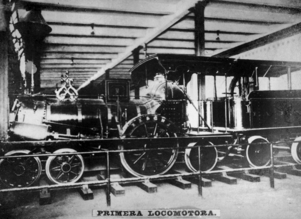 Första loket, Kuba, 1800-talet av Unbekannt