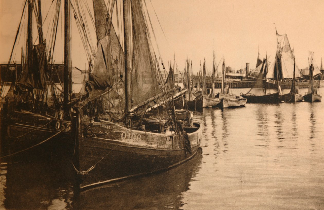 Fiskare-båtar, c1928 av Unbekannt