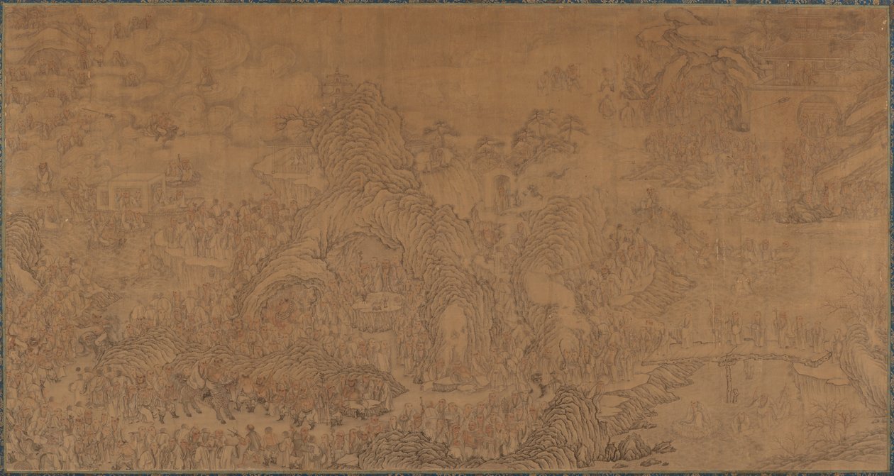 Femhundra Luohans, Mingdynastin, 1500-1600-talet. av Unbekannt
