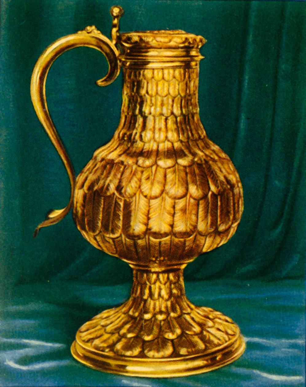 Flagon med fjäderarbete, 1938. av Unbekannt