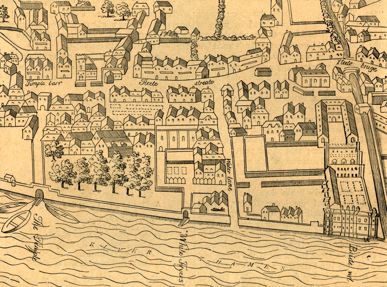 Fleet Street, The Temple, Etc., 1897. av Unbekannt