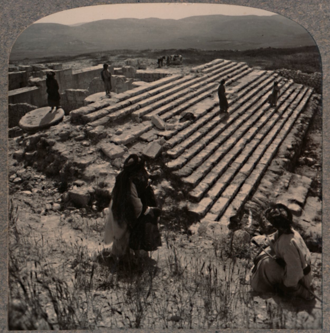 Trapp av trappsteg, Samaria, c1900 av Unbekannt
