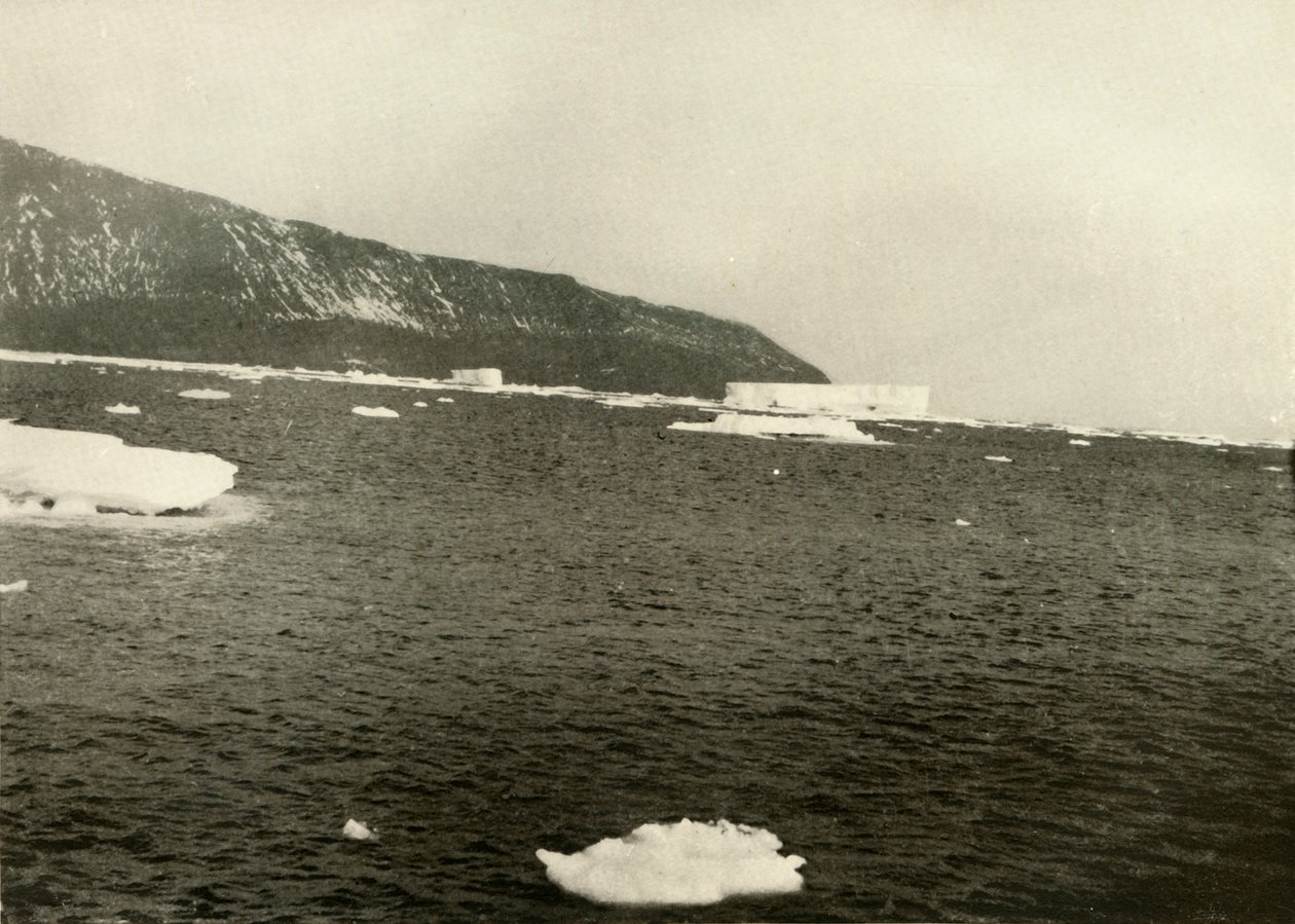 Flytande is utanför Cape Adare, c1908, 1909. av Unbekannt